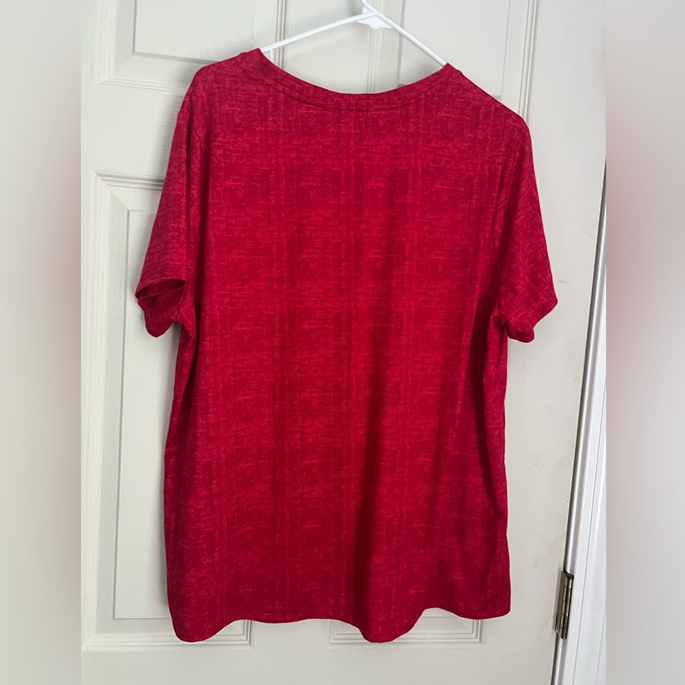 Star Spangled crew short sleeve red T-shirt XL - Picture 3 of 5